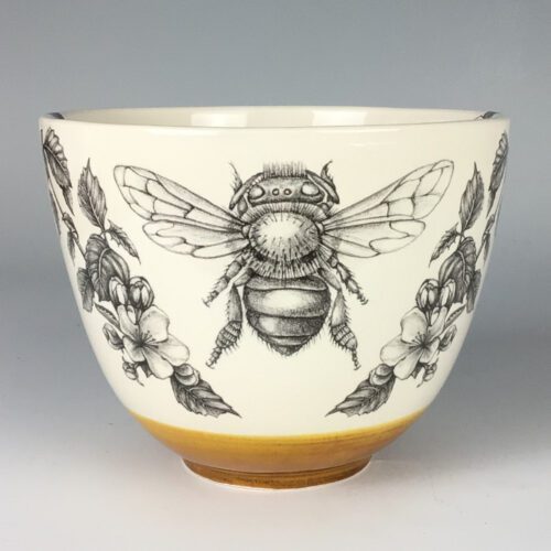 Medium Bowl with Honey Bee