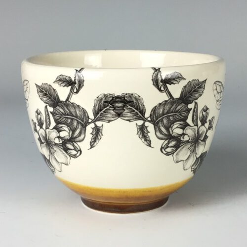 Alternative view of Small Bowl with Honey Bee