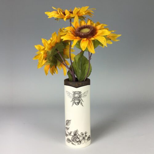 Alternative view of Small Vase with Honey Bee