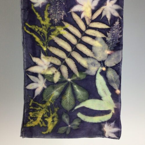 Alternative view of Botanical Silk Scarf