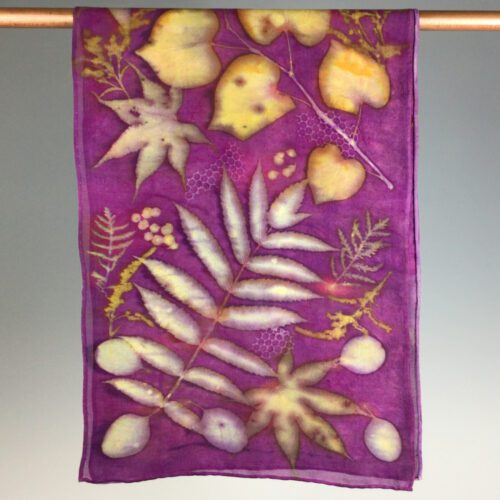Botanical Silk & Wool Scarf