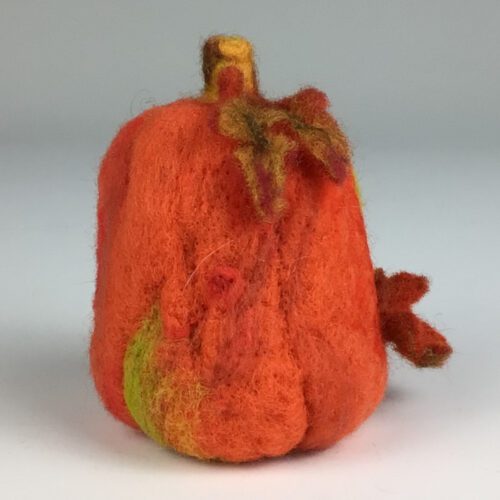 Alternative view of Needle Felted Pumpkin