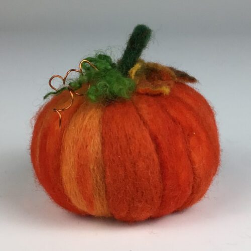 Needle Felted Pumpkin