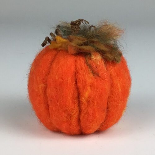 Alternative view of Needle Felted Pumpkin