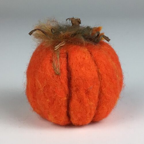Needle Felted Pumpkin