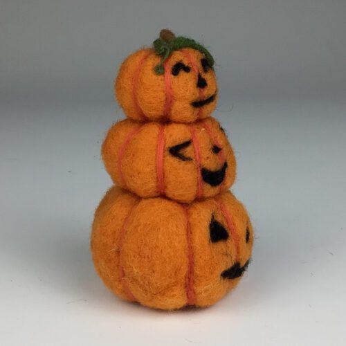 Alternative view of Felted Pumpkin Tower