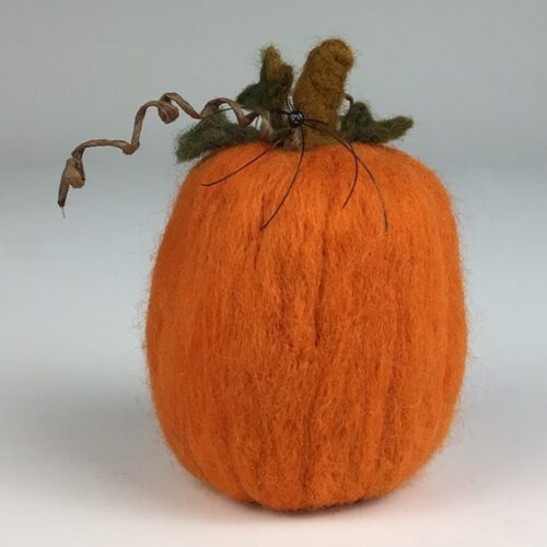 Alternative view of Needle Felted Pumpkin