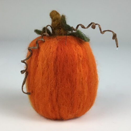 Needle Felted Pumpkin