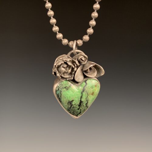 Alternative view of Turquoise "Sacred Heart" Necklace