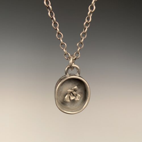 Alternative view of Silver "Flora" Necklace