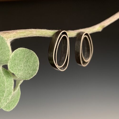Alternative view of Silver "Passage" Post Earrings