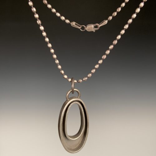 Alternative view of Silver "Passage" Necklace