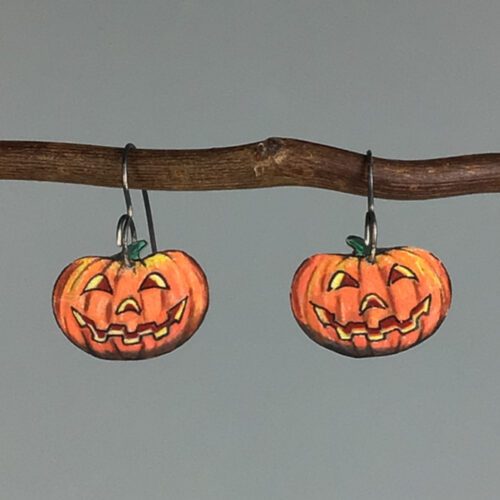 Small Jack-O-Lantern Earrings
