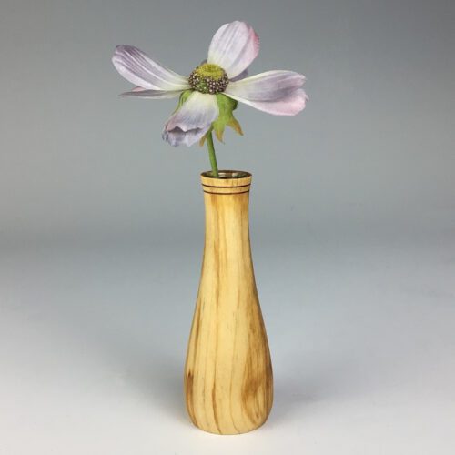 Small Hand-Turned Birch Vase