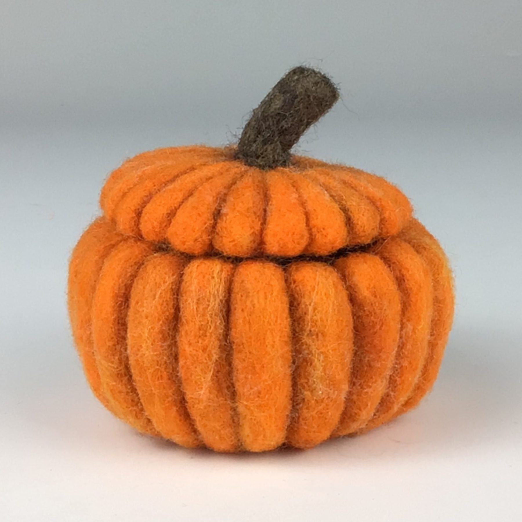 Sleeping Dormouse in Felted Pumpkin - Image 2