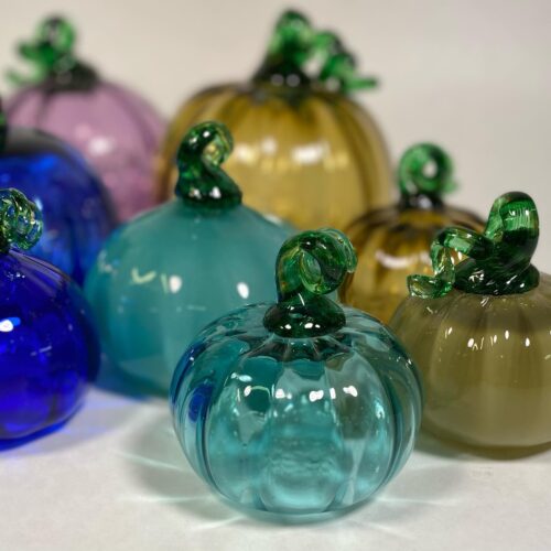 Alternative view of Glass Pumpkin