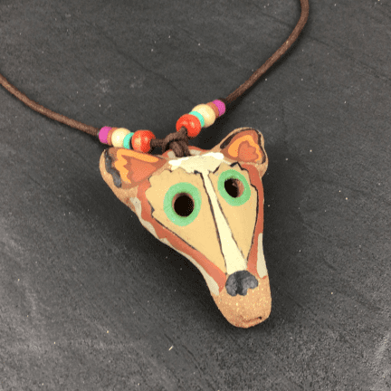 Fox Whistle Pendant Necklace