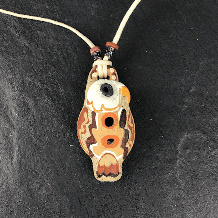 Alternative view of Bald Eagle Whistle Pendant Necklace