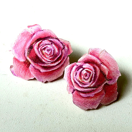Rose Earrings