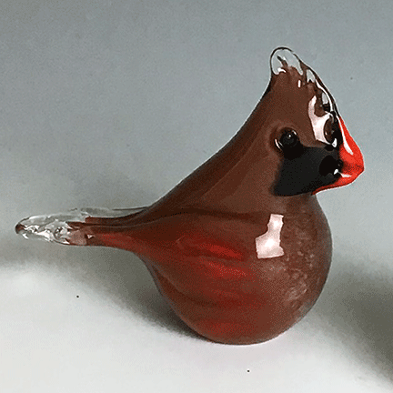 Alternative view of Glass Cardinal