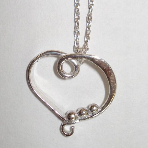 Sterling Silver Heart Necklace