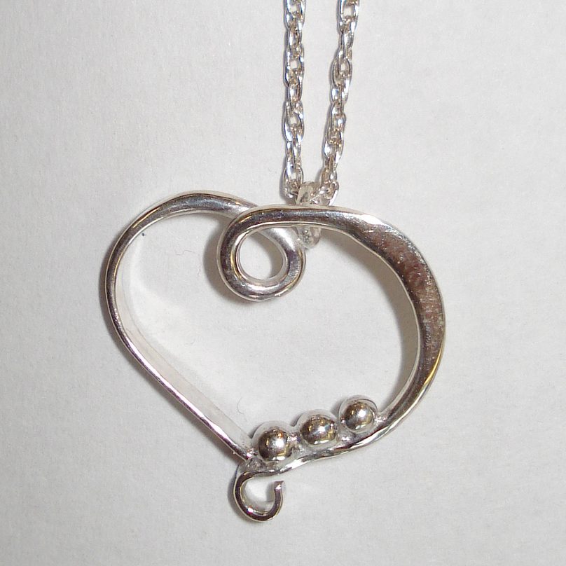 Sterling Silver Heart Necklace