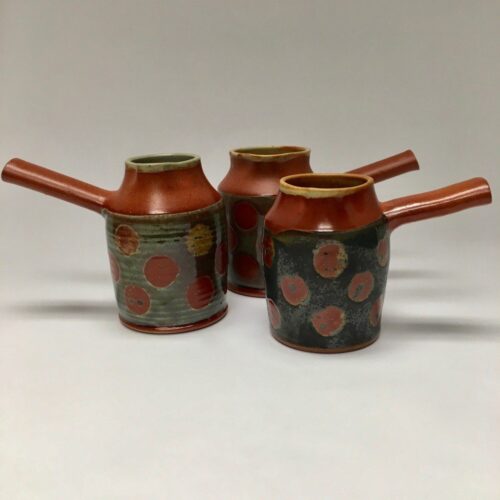 Polka Dot Ceramic Pitcher