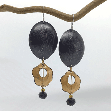 Earrings: Mixed Metals
