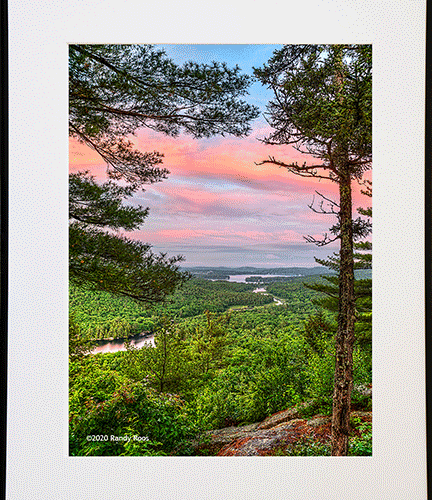 Alternative view of Lake Waukewan from Bald Ledge #1