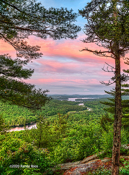 Lake Waukewan from Bald Ledge #1