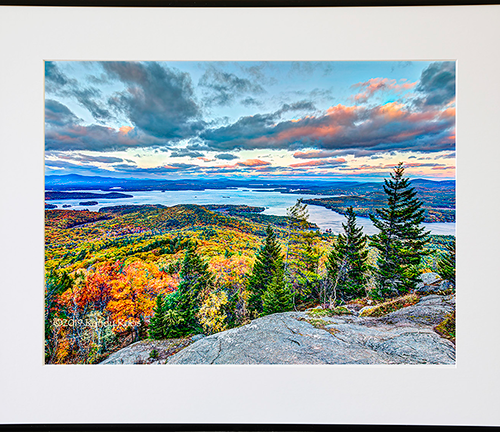 Alternative view of Lake Winnipesaukee from Mount Major