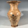 Large Birdseye Maple Inlaid Vase