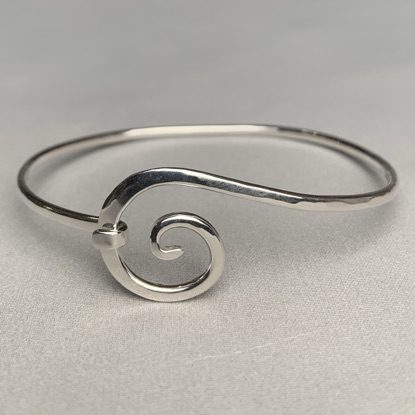 Open Spiral Clip Bracelet