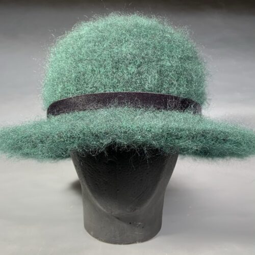 Alternative view of Forest Green Felted Hat
