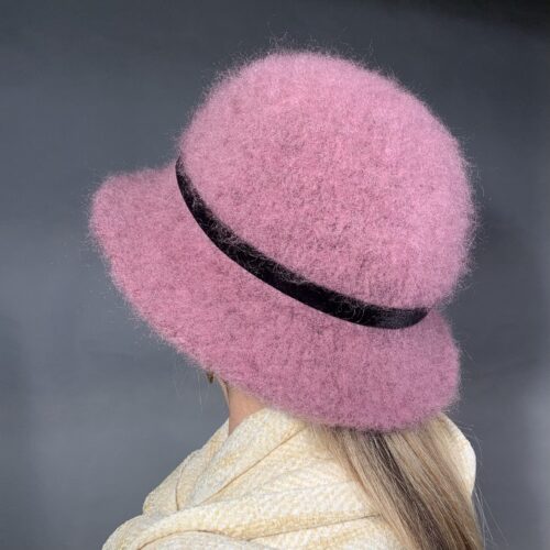 Pink Felted Hat
