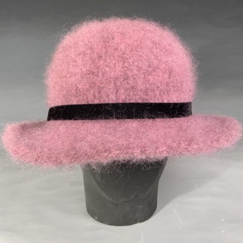 Alternative view of Pink Felted Hat