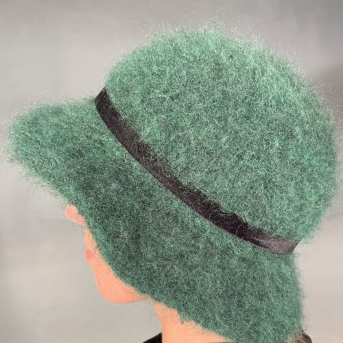 Forest Green Felted Hat
