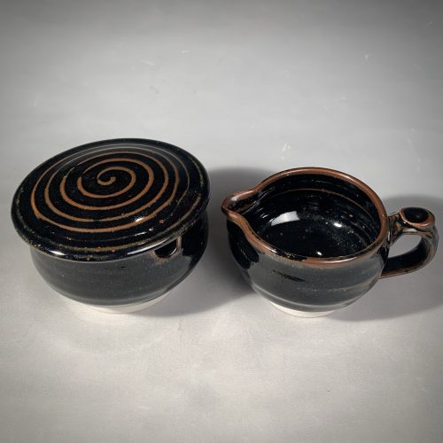 Alternative view of Tenmoku Sugar & Creamer Set