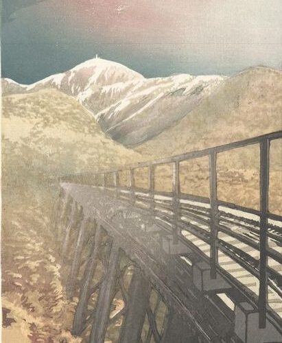 "Frankenstein Trestle" Woodblock Print