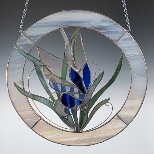 Alternative view of Butterfly Stained Glass