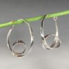 Curling Helix Hoop Earrings