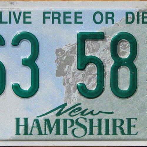 Alternative view of NH Plate Ornament
