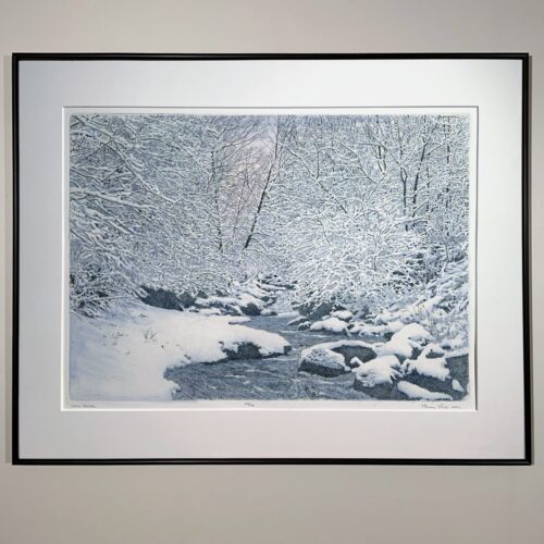"Cold Brook" Etching