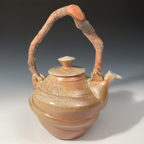 Woodfired Teapot with Branch Handle