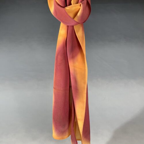 Alternative view of Shibori-Dyed Silk Scarf