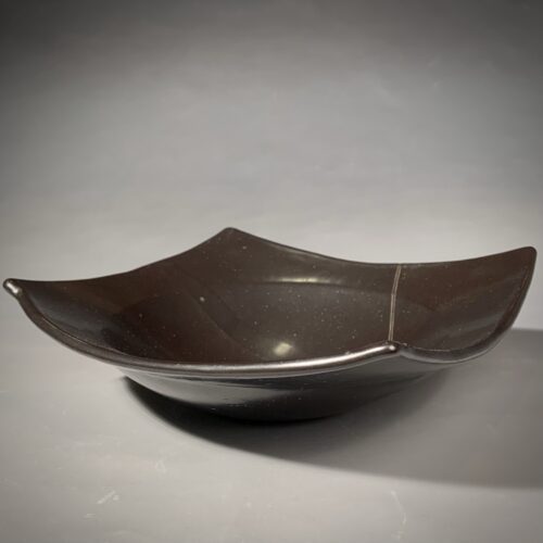 Alternative view of Square Bowl- Black