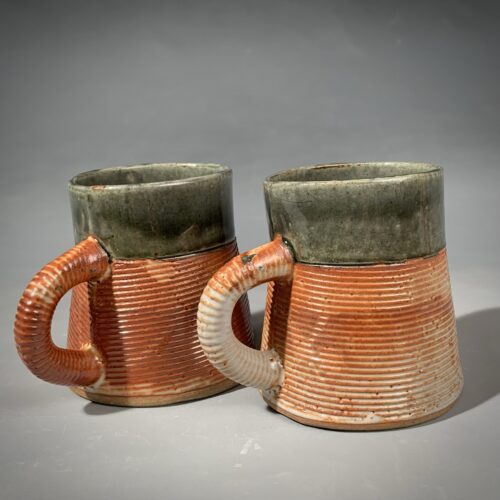 Alternative view of Hand-built Shino Mug