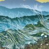 "Blue Mountains" Linocut Print