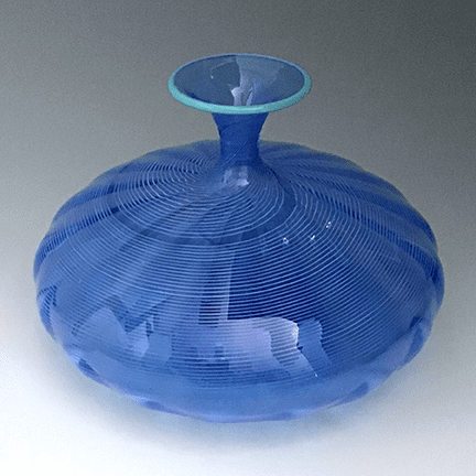Hand Blown Glass Vase