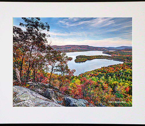 Alternative view of Newfound Lake from Big Sugarloaf #1